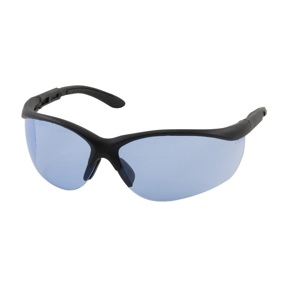 PIP Semi-rimless Glasses BLK L.blu Lens A-scratch, 12 Pairs/Pack