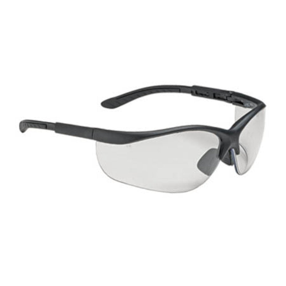 PIP Semi-rimless Glasses BLK CLR Lens SCRATCH/FOG, 12 Pairs/Pack