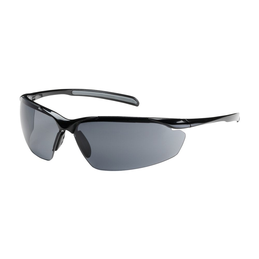 PIP Semi-rimless Glasses Gloss BLK GRY Lens S/F, 12 Pairs/Pack