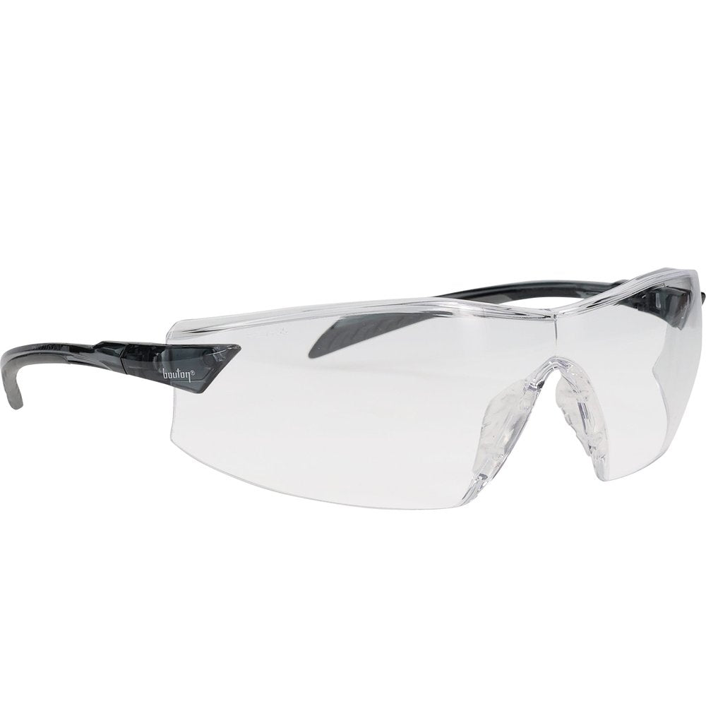 PIP Rimless Glasses GRY Clrlens ANTI-SCRATCH/FOG, 12 Pairs/Box
