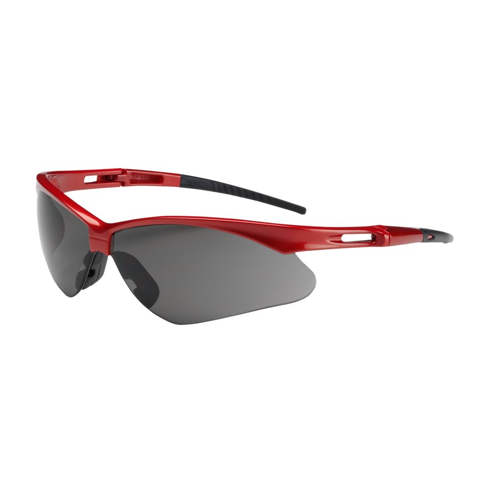 PIP Semi-rimless Glasses RED GRY Lens Anti-scratch, 12 Pairs/Box