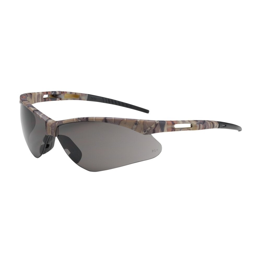 PIP Semi-rimless Glasses Camo GRY Lens Anti-scratch, 12 Pairs/Box