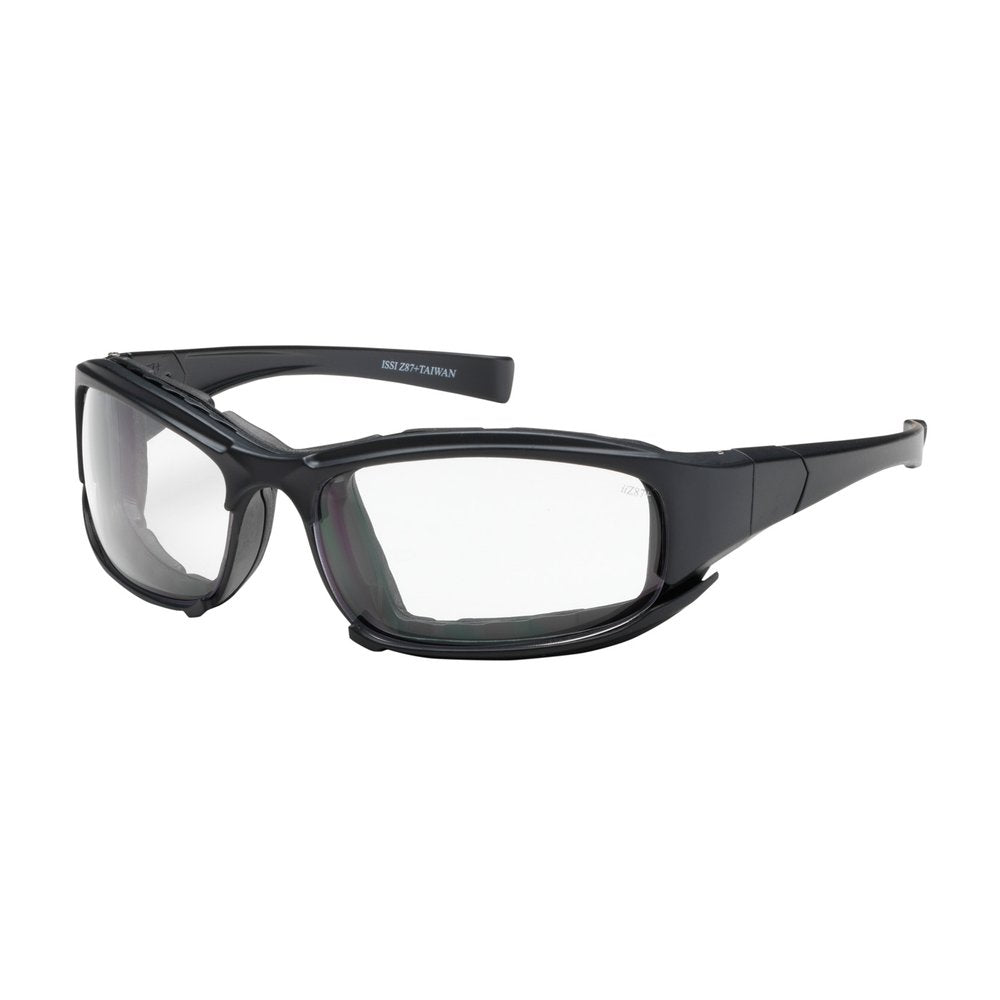 PIP Full Frame Glasses BLK Rubb Foam CLR Lens S/F, 12 Pairs/Box
