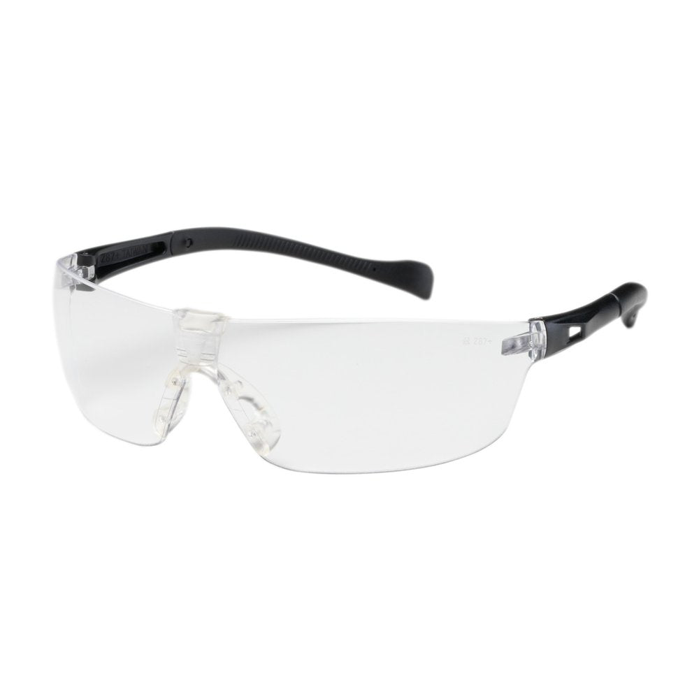 PIP Rimless Glasses BLK Clrlens Anti-scratch, 12 Pairs/Box