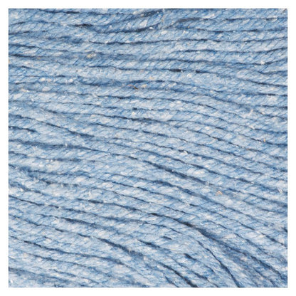 Super Loop Wet Mop Head, Cotton/Synthetic Fiber, 5" Headband, Medium Size, Blue, 12/Carton