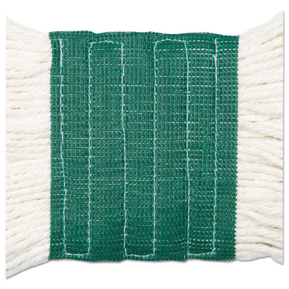 Super Loop Wet Mop Head, Cotton/Synthetic Fiber, 5" Headband, Medium Size, White, 12/Carton
