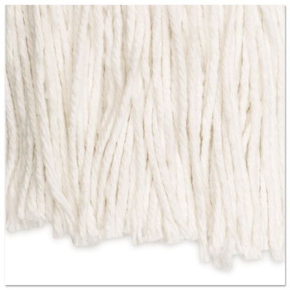 Cut-End Wet Mop Head, Rayon, #20, White