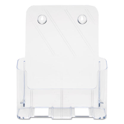 DocuHolder for Countertop/Wall-Mount, Magazine, 9.25w x 3.75d x 10.75h, Clear