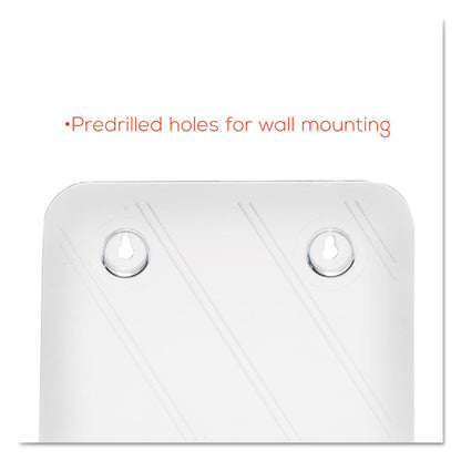 DocuHolder for Countertop/Wall-Mount, Magazine, 9.25w x 3.75d x 10.75h, Clear