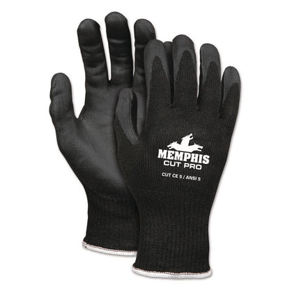 Cut Pro 92720NF Gloves, 10" Long, X-Large, Black, Pair