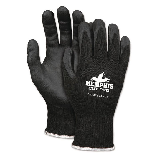 Cut Pro 92720NF Gloves, 10" Long, X-Large, Black, Pair