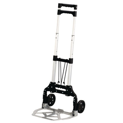 Stow and Go Cart, 110 lb Capacity, 15.25 x 16 x 39, Aluminum