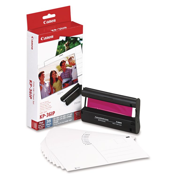7737A001 (KP-36IP) Ink/Paper Combo, Tri-Color