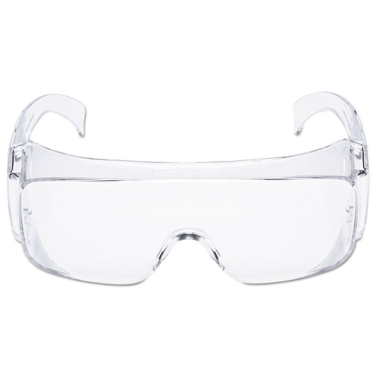 Tour-Guard V Protective Eyewear, Frameless OTG, Clear Single Lens, 100/Carton