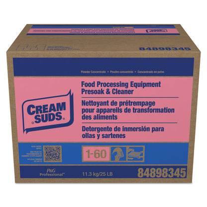 Manual Pot and Pan Presoak and Detergent with Phosphate, Baby Powder Scent, Powder, 25 lb Box
