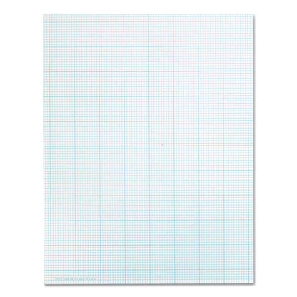 Cross Section Pads, Quadrille Rule (10 sq/in, 1 sq/in), (50) White 8.5 x 11 Sheets