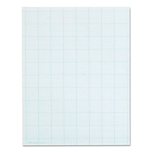 Cross Section Pads, Quadrille Rule (10 sq/in, 1 sq/in), (50) White 8.5 x 11 Sheets