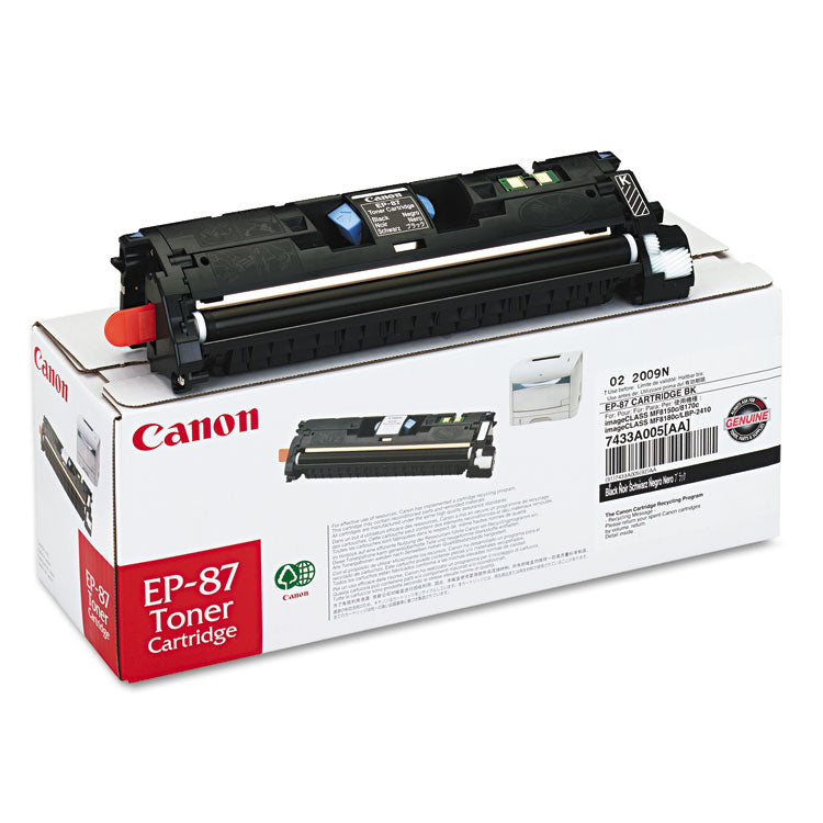 7433A005 (EP-87) Toner, 5,000 Page-Yield, Black
