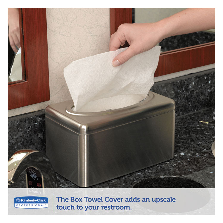 Folded Towel Dispenser, 10.4 x 6.1 x 5.4, Stainless Steel