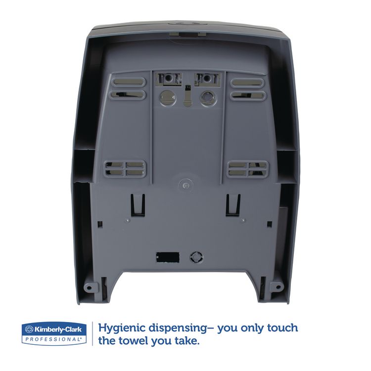 Sanitouch Hard Roll Towel Dispenser, For 1.75" Core, 12.63 x 10.2 x 16.13, Smoke