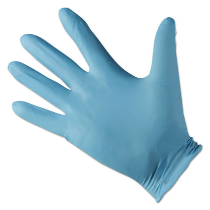 G10 Blue Nitrile Gloves, Powder-Free, Large, 6 mil Thick, 9.5" Long, Blue, 100/Box, 10 Boxes/Carton