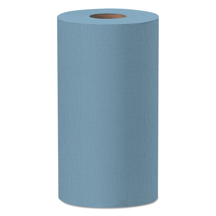 General Clean X60 Cloths, Small Roll, 9.8 x 13.4, Blue, 130/Roll, 12 Rolls/Carton