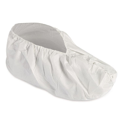 A40 Liquid and Particle Protection Shoe Covers, Medium, White, 400/Carton