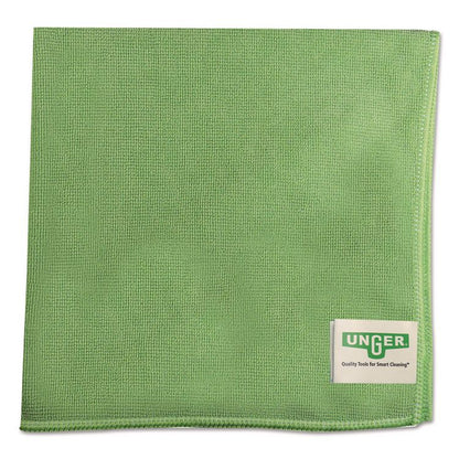SmartColor MicroWipes, Microfiber, 16 x 15, Green, 10/Pack
