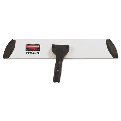 Executive Microfiber Single-Sided Flat Mop Frame, 3.5 x 17, Aluminum, Black/Silver