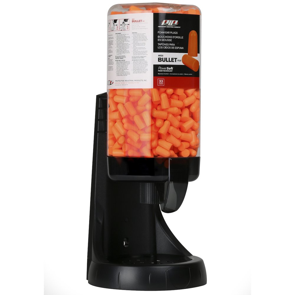 PIP Prefilled Mega Bullet Earplug DISPENSER-500 PR (Dispenser)