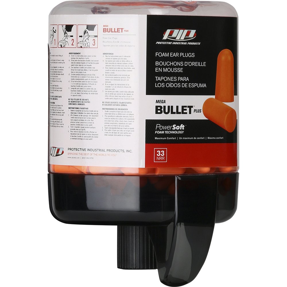 PIP Prefilled Megabullet Earplug Refill 33 NRR-250PR (Dispenser)