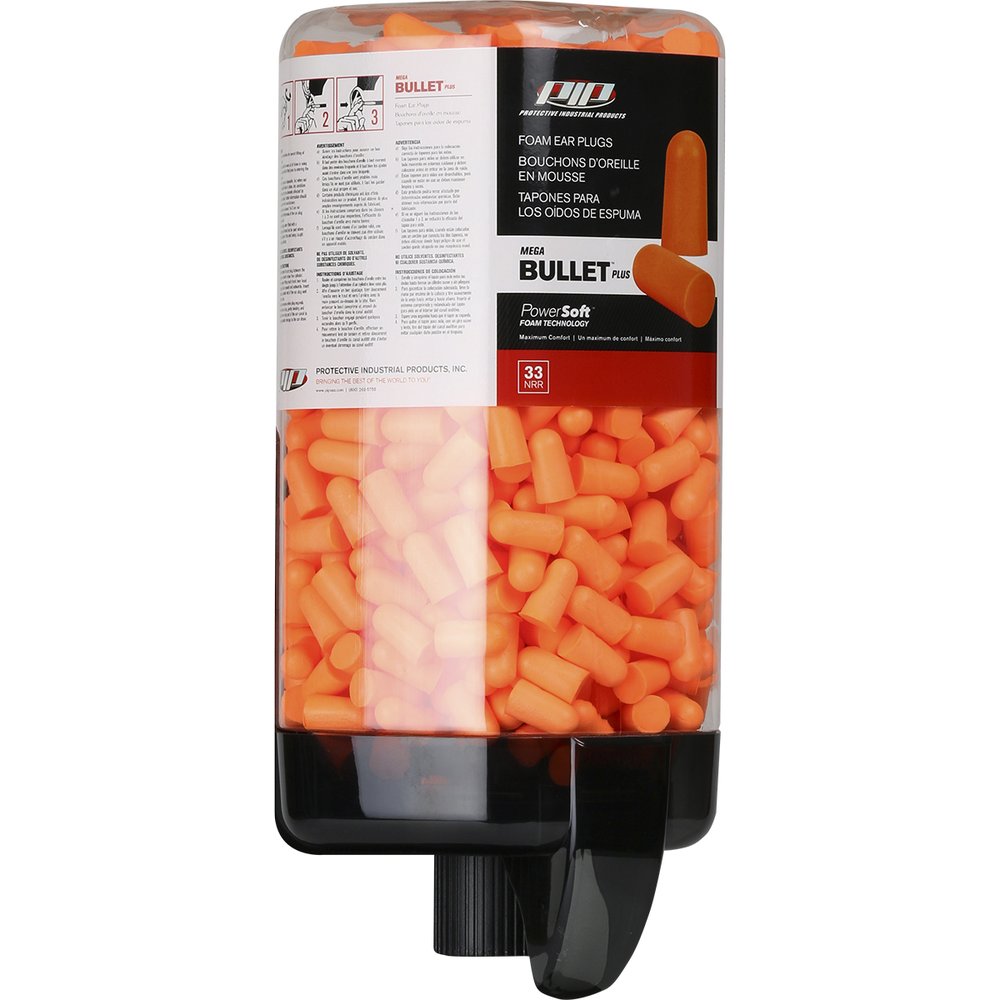 PIP Prefilled Megabullet Earplug Refill 33 NRR-500PR (Dispenser)