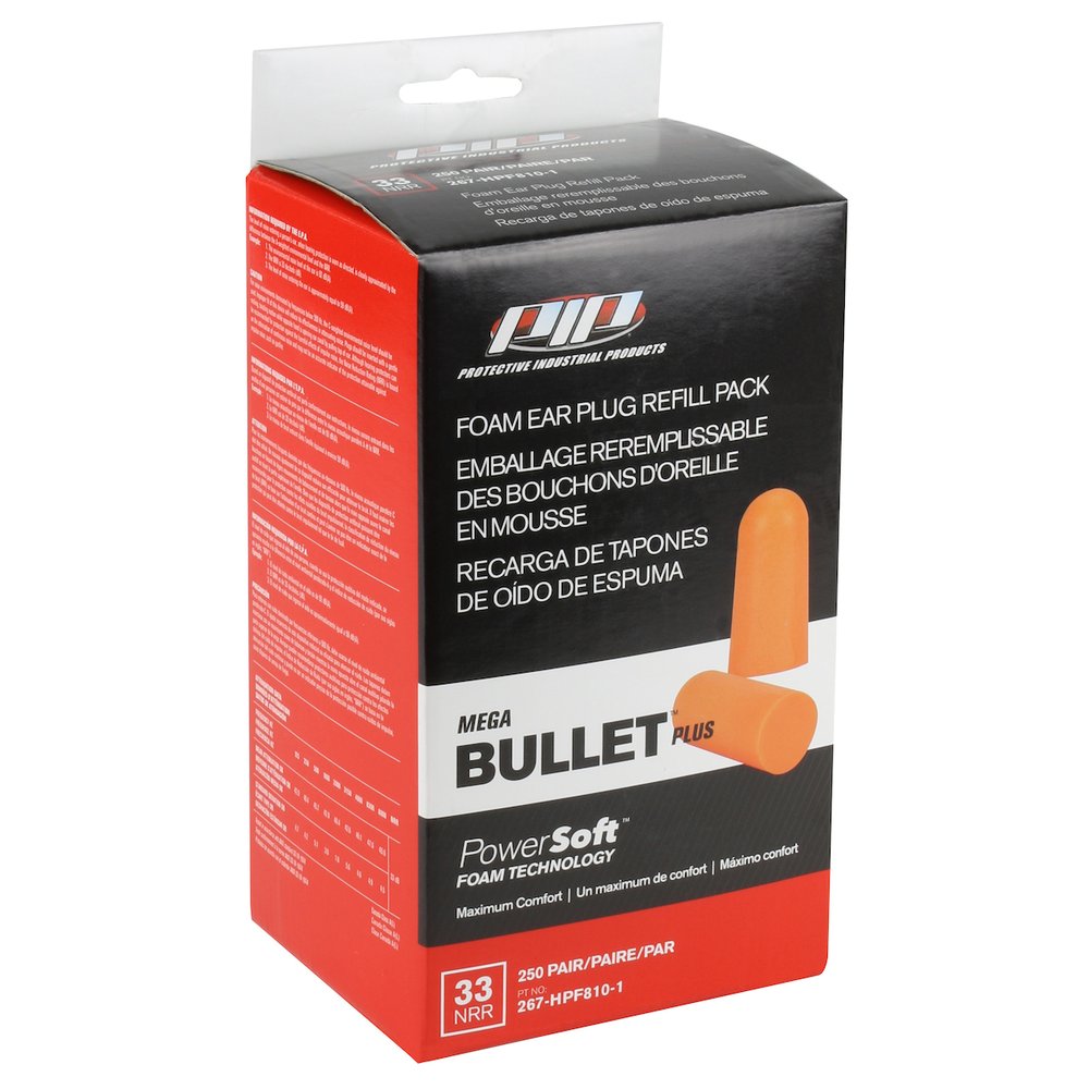 PIP Dispo Polyure. Earplugs-dispenser Refill 250PR (Dispenser)