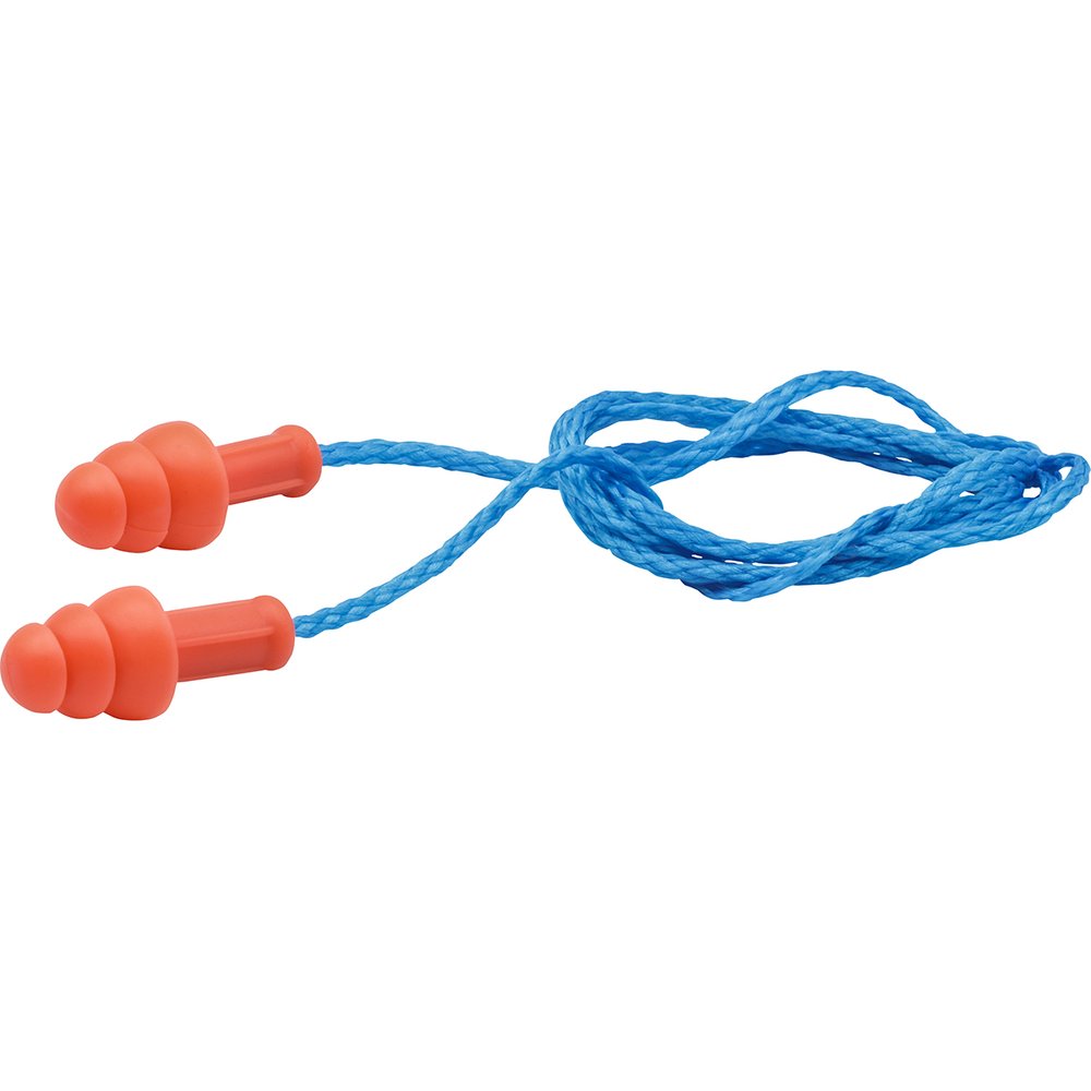 PIP Reusable TPR Corded Earplugs - NRR 25 BX/100 (Box)