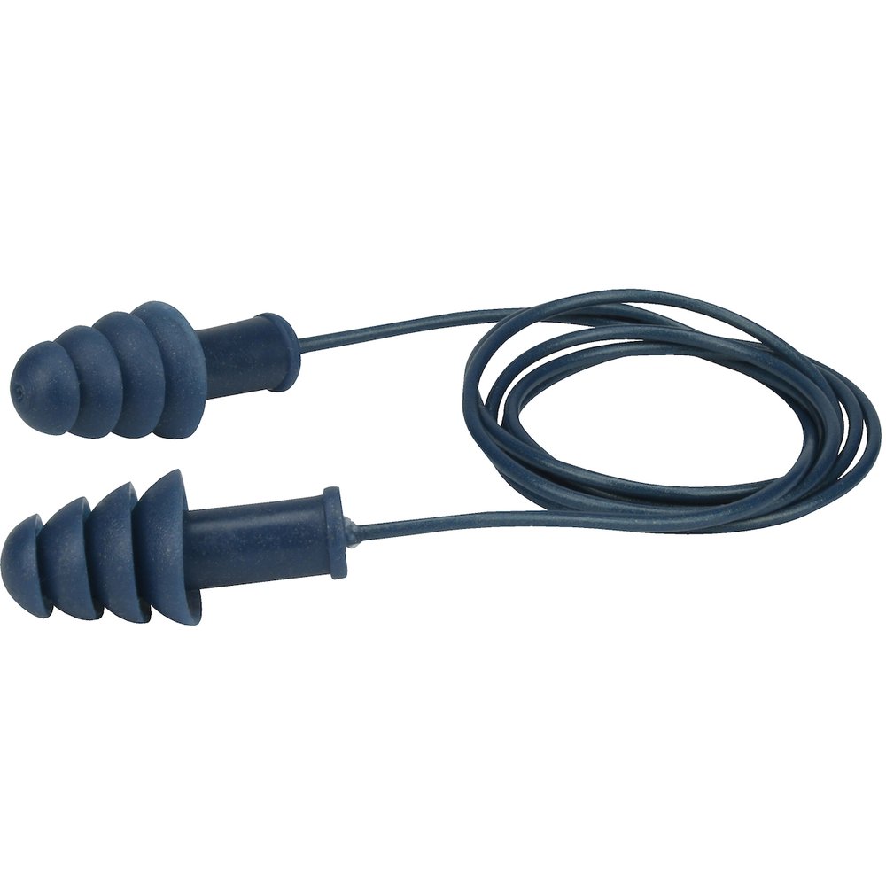 PIP Metal Detect Reusable TPR Corded EAR Plug BX/100 (Box)