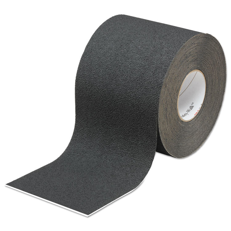 Safety-Walk Slip-Resistant Medium Resilient Tread Rolls, 4" x 60 ft, Black