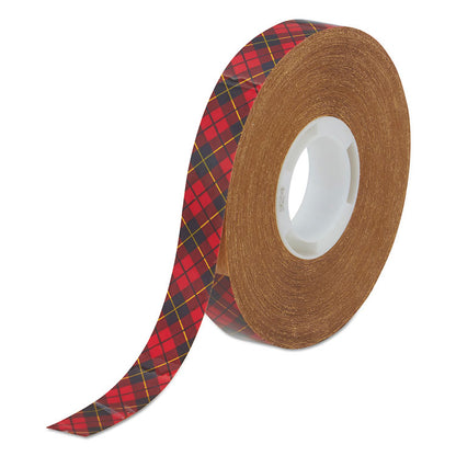 ATG Adhesive Transfer Tape, Permanent, Holds Up to 0.5 lb, 0.5" x 36 yd, Clear