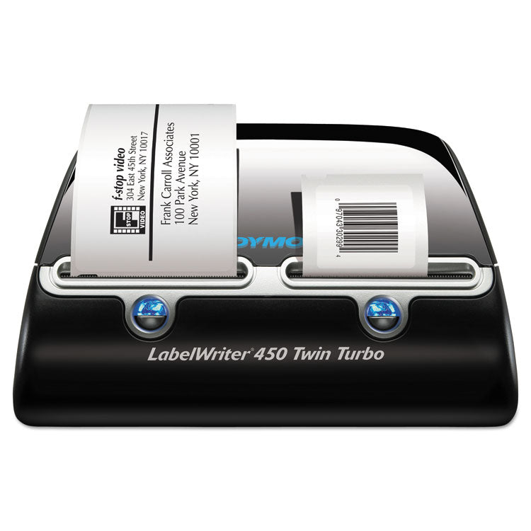 LabelWriter 450 Twin Turbo Label Printer, 71 Labels/min Print Speed, 5.5 x 8.4 x 7.4