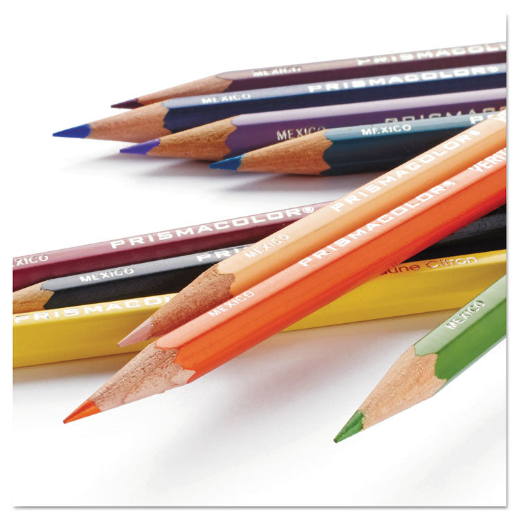 Premier Colored Pencil, 3 mm, 2B, Assorted Lead and Barrel Colors, 48/Set