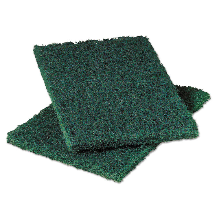Heavy Duty Scouring Pad 86, 6 x 9, Green, 12/Pack, 3 Packs/Carton