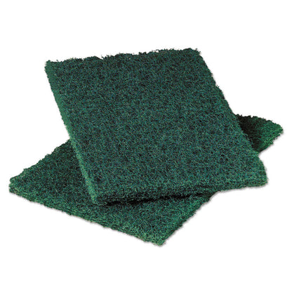 Heavy Duty Scouring Pad 86, 6 x 9, Green, 12/Pack, 3 Packs/Carton