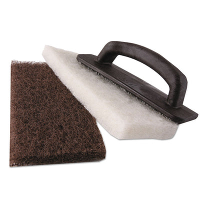 Doodlebug Handblock Pad Holder Kit, 4.63 x 10, Brown, 1 Holder and 2 Pads/Kit, 4 Kits/Carton
