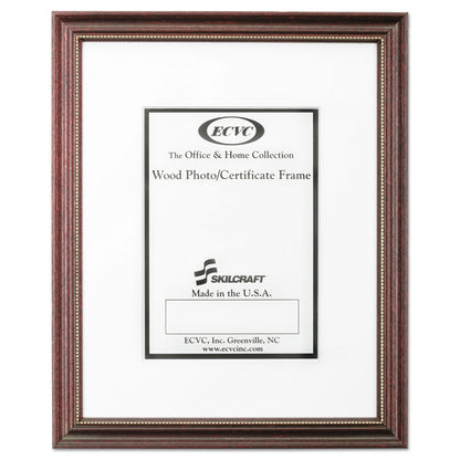 7105014246478, SKILCRAFT Mahogany Frames, Certificate/Photo, 11 x 14, 12/Carton