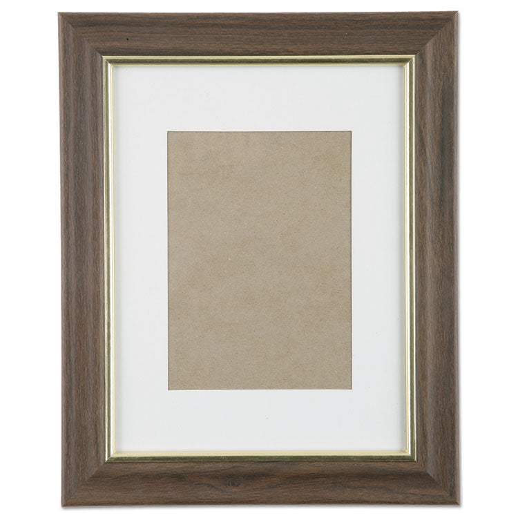 7105014089957, SKILCRAFT Walnut Vinyl Frames, Certificate/Photo, 8.5 x 11, 12/Carton