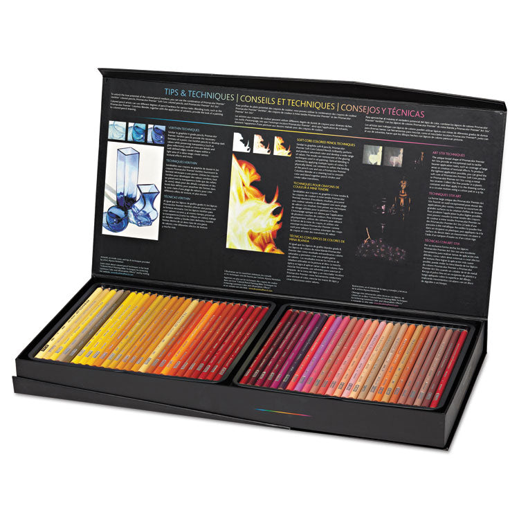 Premier Colored Pencil, 3 mm, 2B, Assorted Lead and Barrel Colors, 150/Pack