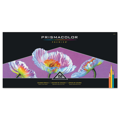 Premier Colored Pencil, 3 mm, 2B, Assorted Lead and Barrel Colors, 150/Pack