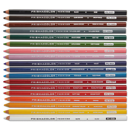 Premier Colored Pencil, 3 mm, 2B, Assorted Lead and Barrel Colors, 150/Pack