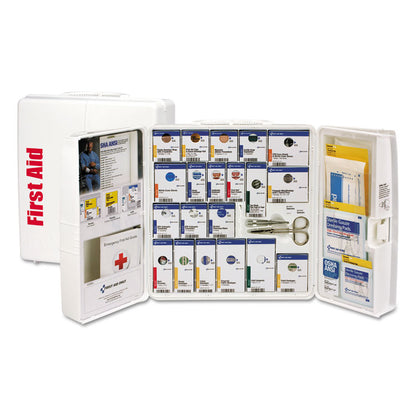 ANSI 2021 SmartCompliance General Business First Aid Station for 50 People, without Medication, 202 Pieces, Plastic Case