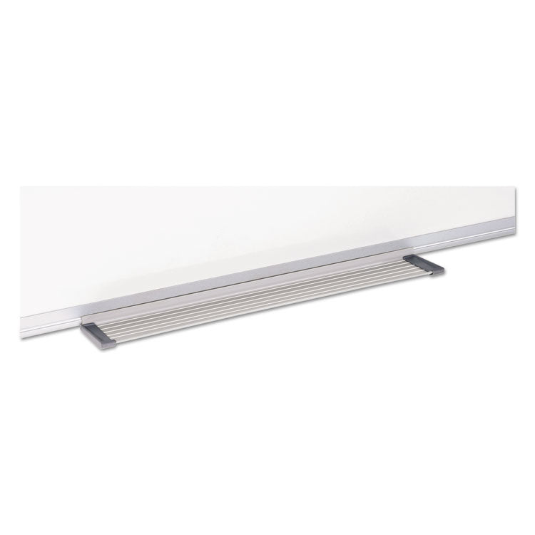 Porcelain Value Dry Erase Board, 48" x 72", White Surface, Satin Aluminum Frame