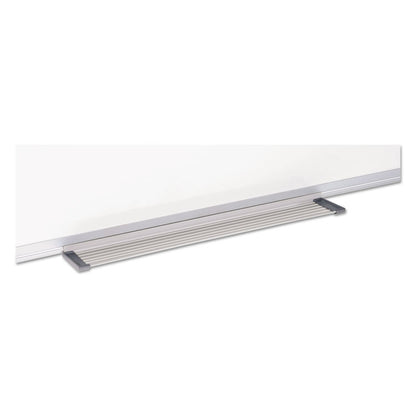 Porcelain Value Dry Erase Board, 48" x 72", White Surface, Satin Aluminum Frame